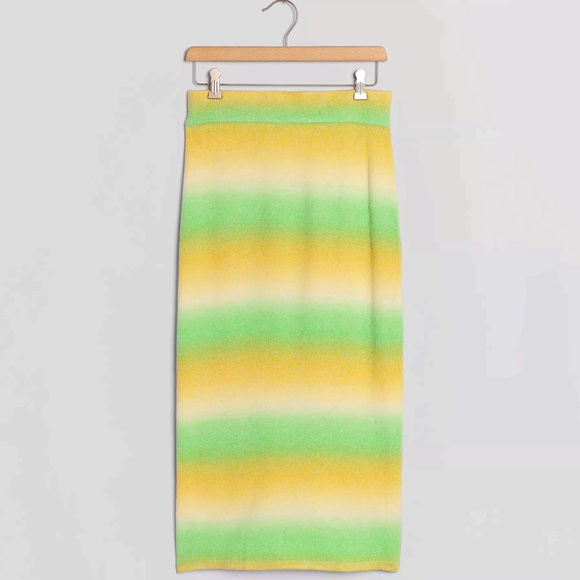 Anthropologie Ombre Knit Midi Skirt - Picture 3 of 6